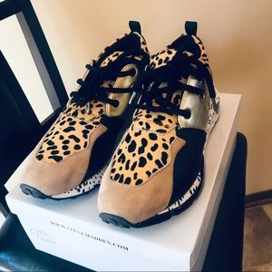 Multi print sneakers